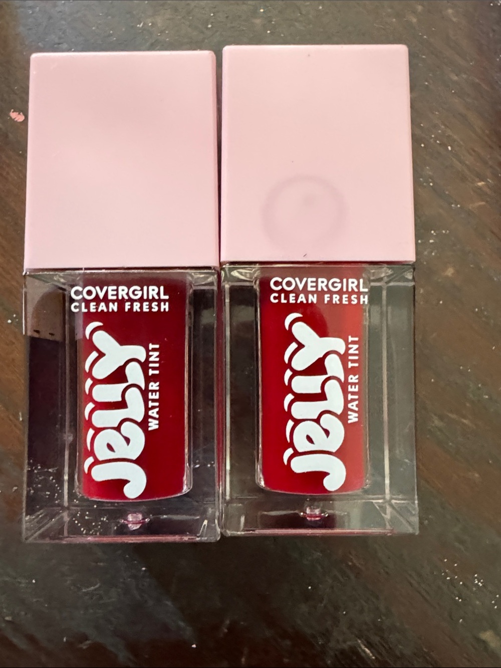 2x COVERGIRL Jelly Water Tint — Deep Red Shade cherry burst 20